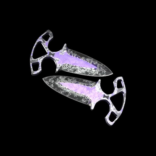 ★ StatTrak™ Shadow Daggers | Freehand (Battle-Scarred)