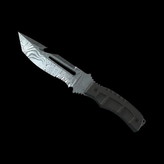 ★ StatTrak™ Survival Knife | Damascus Steel (Field-Tested)