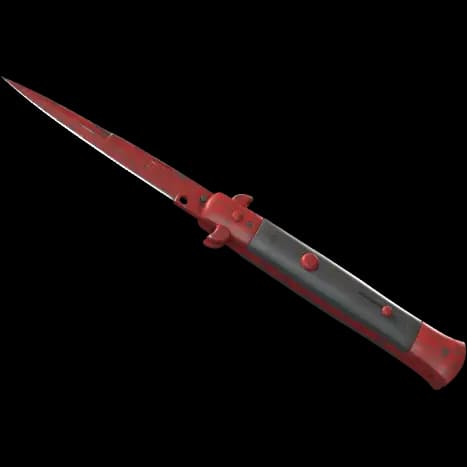 ★ Stiletto Knife | Crimson Web (Field-Tested)