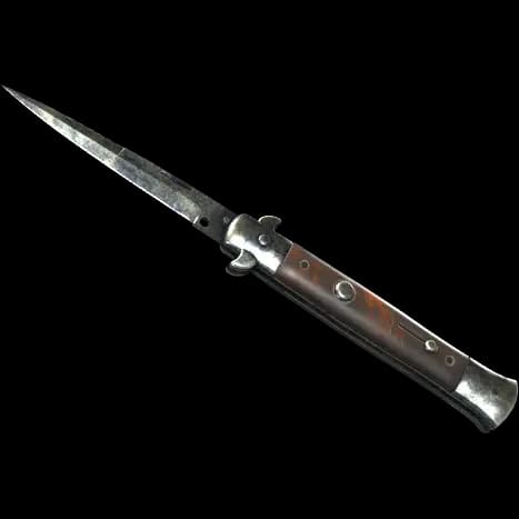 ★ Stiletto Knife | Stained (Battle-Scarred)