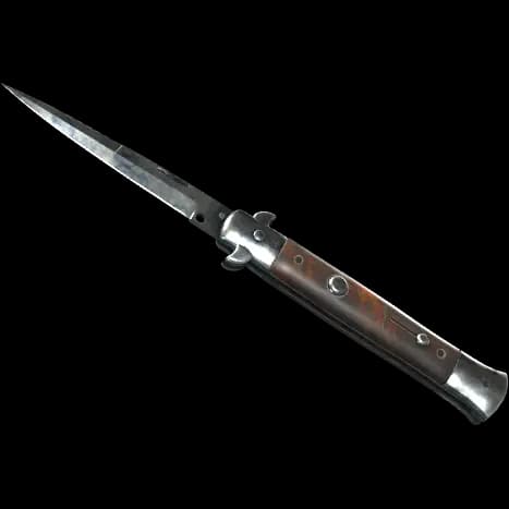 ★ Stiletto Knife | Stained (Well-Worn)