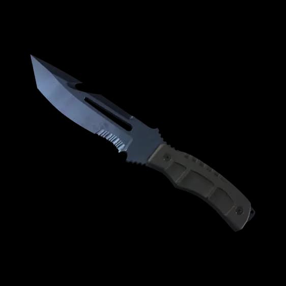 ★ Survival Knife | Blue Steel (Battle-Scarred)