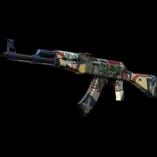 StatTrak™ AK-47 | Leet Museo (Well-Worn)