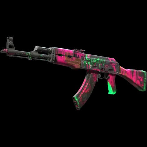StatTrak™ AK-47 | Neon Revolution (Battle-Scarred)
