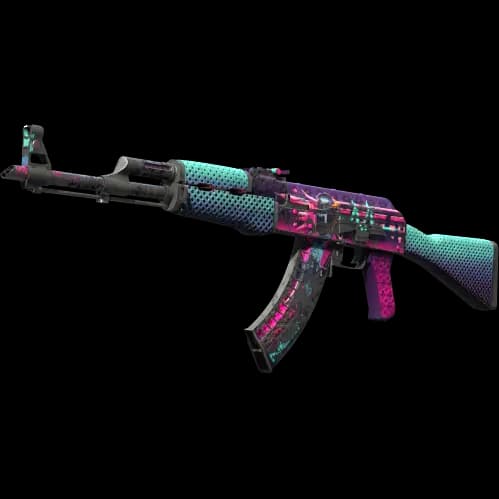 StatTrak™ AK-47 | Neon Rider (Battle-Scarred)