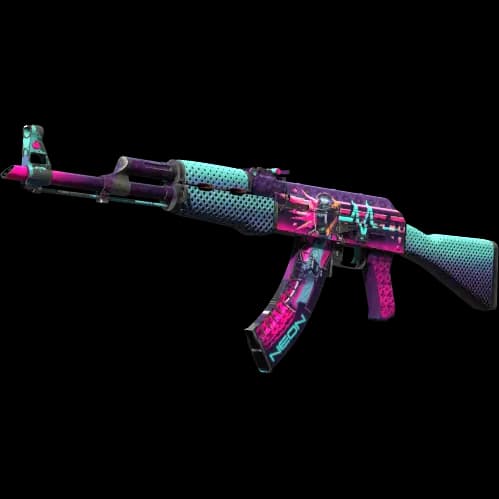 StatTrak™ AK-47 | Neon Rider (Well-Worn)