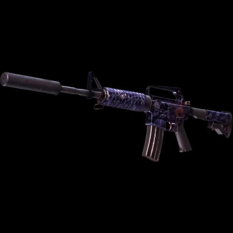 StatTrak™ M4A1-S | Black Lotus (Battle-Scarred)