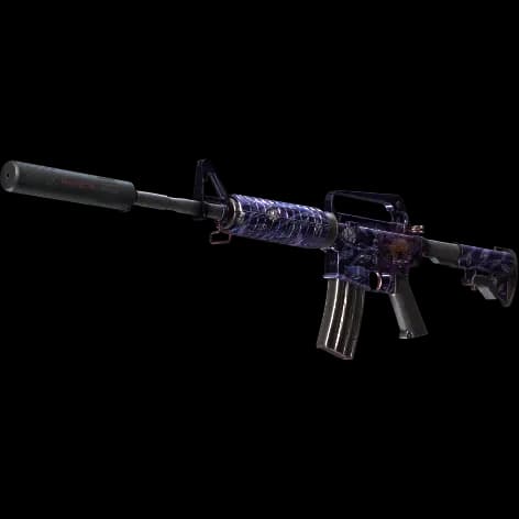 StatTrak™ M4A1-S | Black Lotus (Well-Worn)