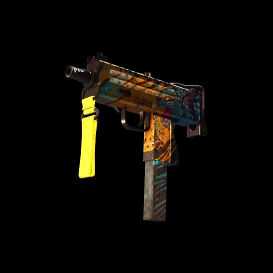 StatTrak™ MAC-10 | Stalker (Battle-Scarred)