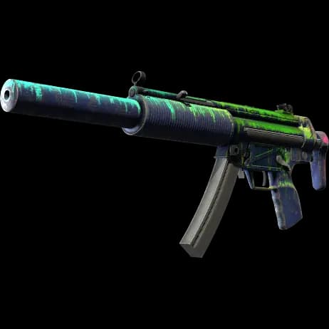 StatTrak™ MP5-SD | Phosphor (Battle-Scarred)