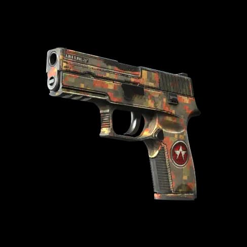 StatTrak™ P250 | Red Rock (Battle-Scarred)