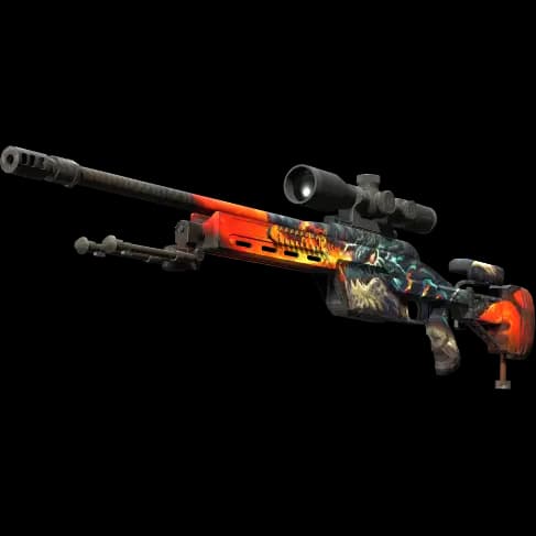 StatTrak™ SSG 08 | Dragonfire (Minimal Wear)