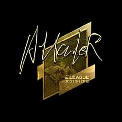 Sticker | Attacker (Gold) | Boston 2018