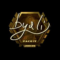Sticker | byali (Gold) | London 2018