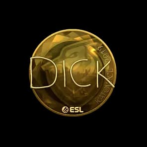 Sticker | DickStacy (Gold) | Katowice 2019
