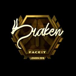 Sticker | draken (Gold) | London 2018