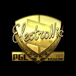 Sticker | electronic (Gold) | Krakow 2017