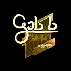 Sticker | gob b (Gold) | Boston 2018