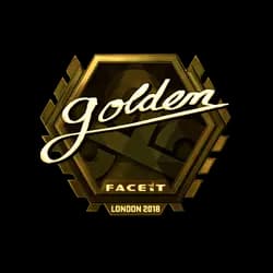Sticker | Golden (Gold) | London 2018