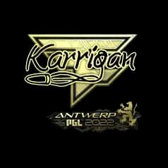 Sticker | karrigan (Gold) | Antwerp 2022
