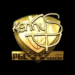 Sticker | kennyS (Gold) | Krakow 2017