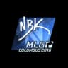 Sticker | NBK- (Foil) | MLG Columbus 2016