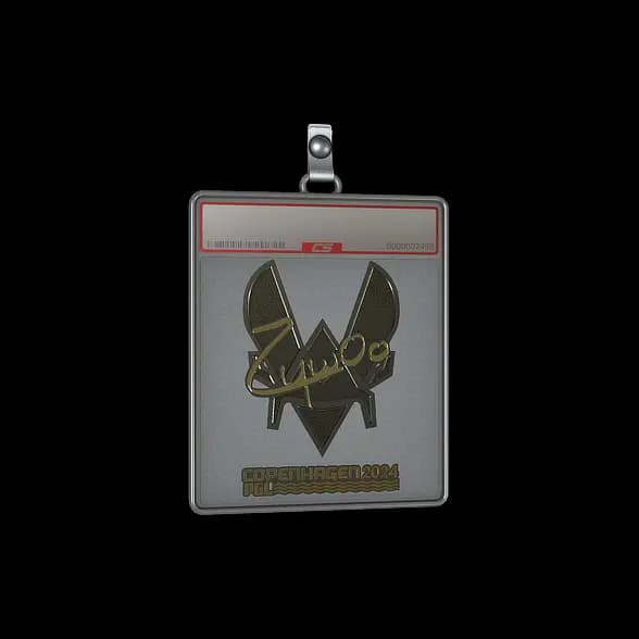 Sticker Slab | ZywOo (Gold) | Copenhagen 2024