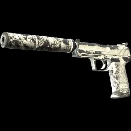 USP-S | Whiteout (Battle-Scarred)