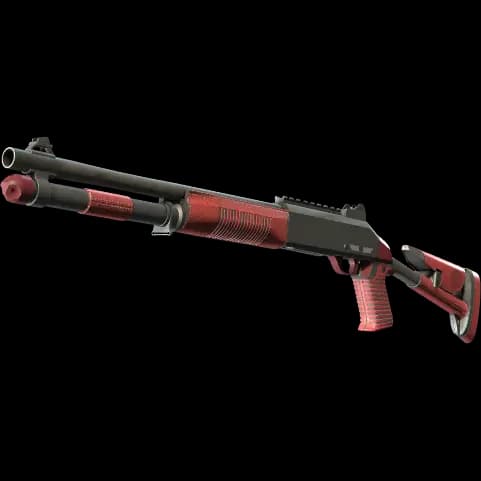 XM1014 | Red Leather (Minimal Wear)